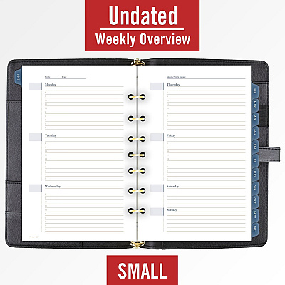AT-A-GLANCE Buckle Closure Undated Desk Start Set (AAGDR111804005)