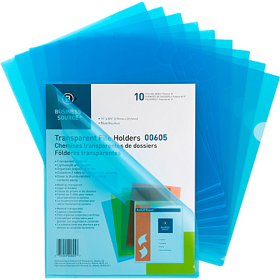 Business Source Letter File Sleeve (BSN00605BX)