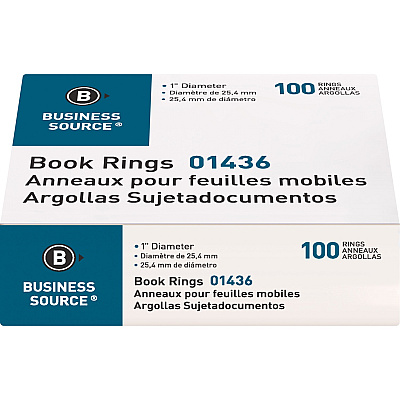 Business Source Standard Book Rings (BSN01436BD)