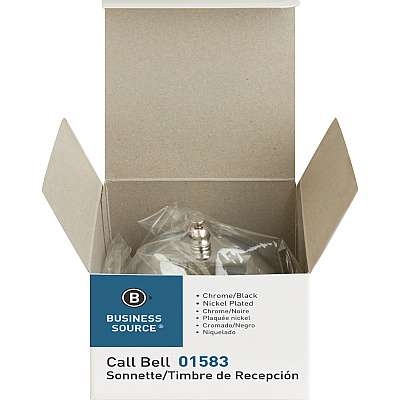 Business Source Nickel Plated Call Bell (BSN01583)