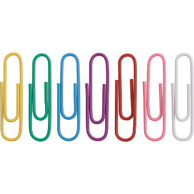 Business Source Vinyl-coated Gem Clips (BSN01605)