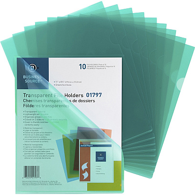 Business Source Letter File Sleeve (BSN01797BX)