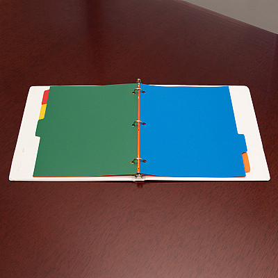 Business Source Plain Tab Color Polyethylene Index Dividers (BSN01809)