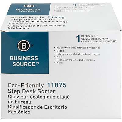 Business Source 6-slot Inclined Desk Step Sorter (BSN11875)