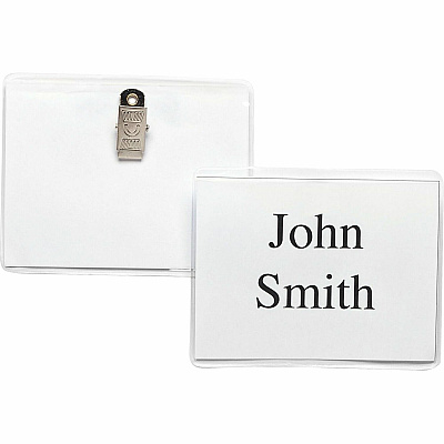 Business Source Clip Holder Style Badge Kit (BSN19184)