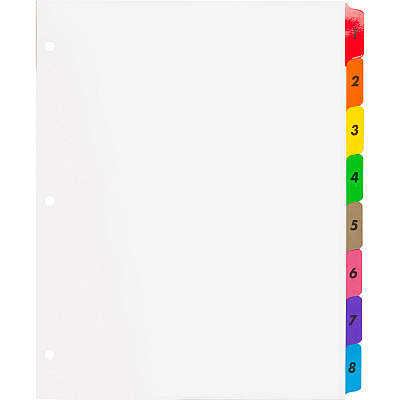 Business Source Table of Content Quick Index Dividers (BSN21901)