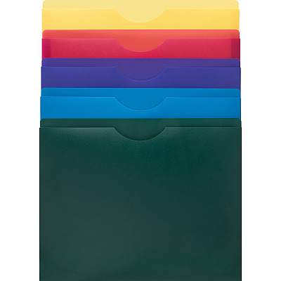 Business Source Straight Tab Cut Letter File Jacket (BSN44435)