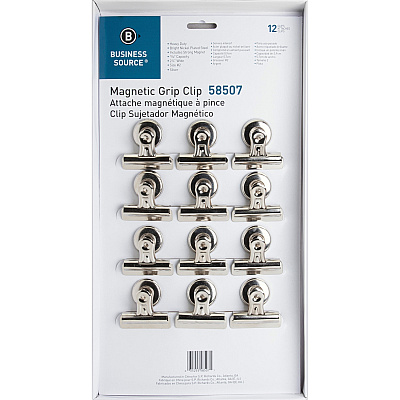 Business Source Magnetic Grip Clips Pack (BSN58507)