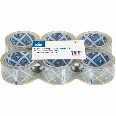 Business Source Crystal Clear Packaging Tape (BSN64013)