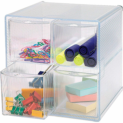 Business Source 4-drawer Storage Organizer (BSN82977)