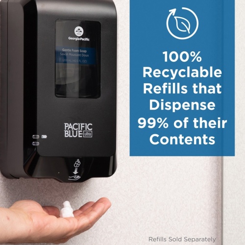 Pacific Blue Ultra Automated Touchless Gentle Foam Hand Soap Dispenser Refills (43716)