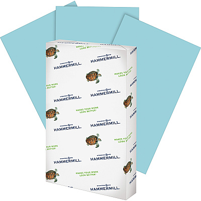 Hammermill Colors Recycled Copy Paper - Blue (HAM103317CT)