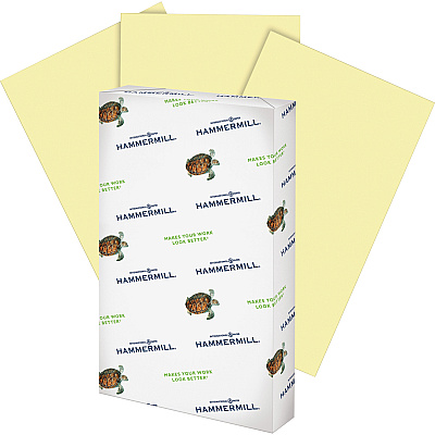 Hammermill Colors Recycled Copy Paper - Canary (HAM103358CT)