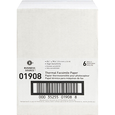 Business Source Thermal Fax Paper Rolls (BSN01908)