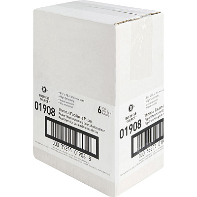 Business Source Thermal Fax Paper Rolls (BSN01908)
