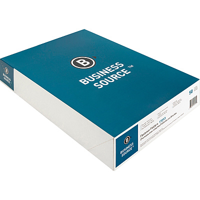 Business Source 1/3 Tab Cut Letter Recycled Fastener Folder (BSN17213)