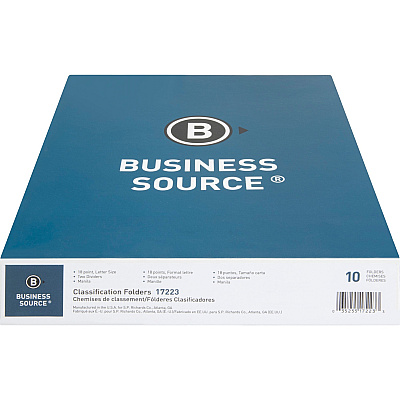 Business Source Letter Recycled Classification Folder (BSN17223)