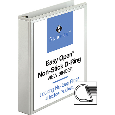 Business Source Locking D-Ring View Binder (BSN26957)