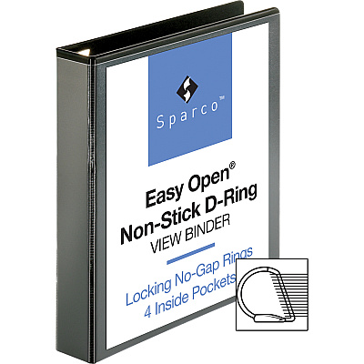 Business Source Locking D-Ring View Binder (BSN26958)