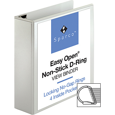 Business Source Locking D-Ring View Binder (BSN26961)