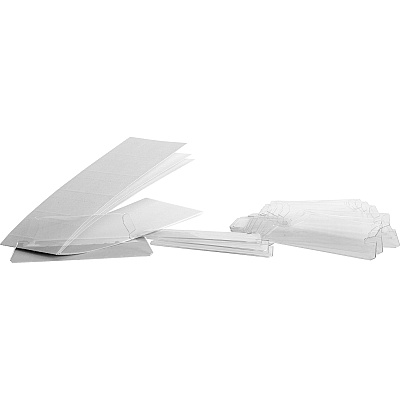 Business Source Plastic Clear Tabs (BSN42T)