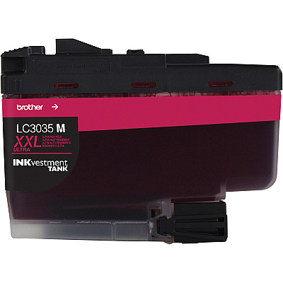 Brother Genuine LC3035M Single Pack Ultra High-yield Magenta INKvestment Tank Ink Cartridge