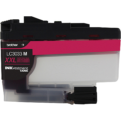 Brother Genuine LC3033M Single Pack Super High-yield Magenta INKvestment Tank Ink Cartridge