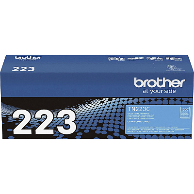 Brother Genuine TN-223C Standard Yield Cyan Toner Cartridge