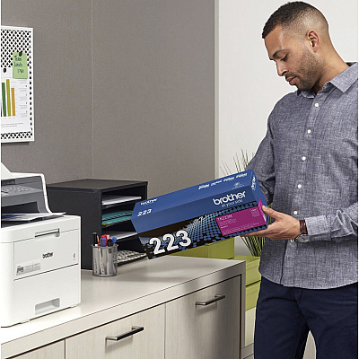 Brother Genuine TN-223M Standard Yield Magenta Toner Cartridge