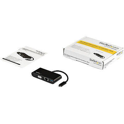 StarTech Usb C Multiport Adapter Vga/pd/usb-a/gbe (DKT30CVAGPD)
