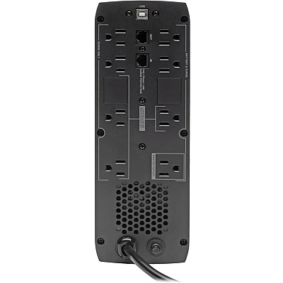 Tripp Lite Line Interactive UPS with USB and 10 Outlets - 120V, 1440VA, 900W, 50/60 Hz, AVR, ECO Series, ENERGY STAR (ECO1500LCD)