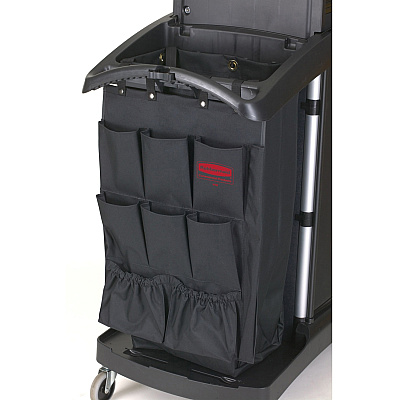Rubbermaid Commercial Janitor's Cart 9-pocket Hanging Organizer (RCPFG9T9000BLA)