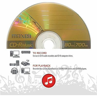 Maxell CD-R Media (625156)