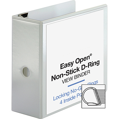 Business Source Locking D-Ring View Binder (BSN26965)