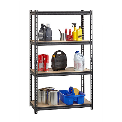 Lorell Iron Horse 2300 lb Capacity Riveted Shelving (LLR59696)