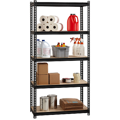 Lorell Iron Horse 2300 lb Capacity Riveted Shelving (LLR59697)