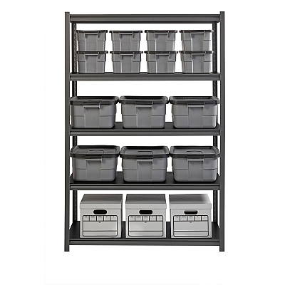 Lorell Iron Horse 3200 lb Capacity Riveted Shelving (LLR59703)