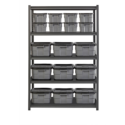 Lorell Iron Horse 3200 lb Capacity Riveted Shelving (LLR59703)