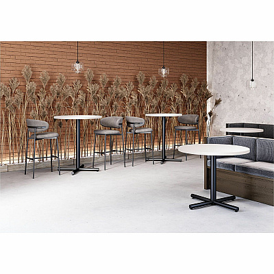 Lorell Hospitality Cafe-Height Table X-Leg Base (LLR61630)
