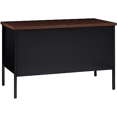 Lorell Fortress Series 45-1/2" Right Single-Pedestal Desk (LLR66948)