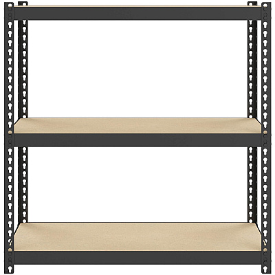 Lorell Narrow Riveted Shelving (LLR66962)