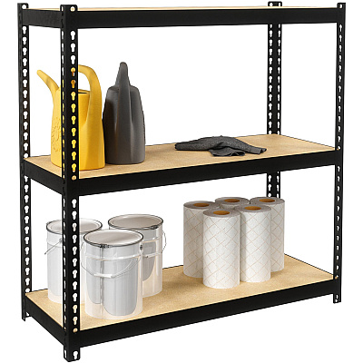 Lorell Narrow Riveted Shelving (LLR66962)