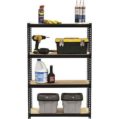 Lorell Narrow Riveted Shelving (LLR66963)