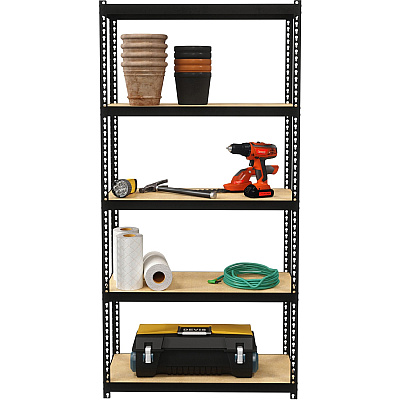 Lorell Narrow Riveted Shelving (LLR66964)