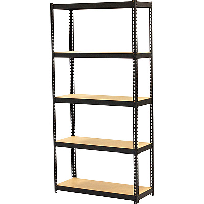 Lorell Narrow Riveted Shelving (LLR66964)