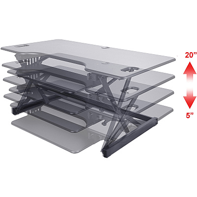 Lorell XL Adjustable Desk/Monitor Riser (LLR82013)