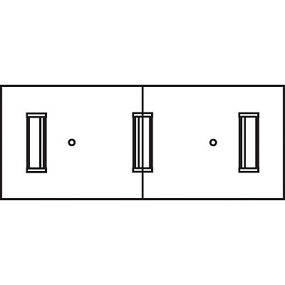 Lorell Prominence 2.0 Modular Table Base with Door (LLRPLB24MY)