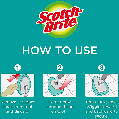 Scotch-Brite Bath Scrubber Refill (MMM560R)