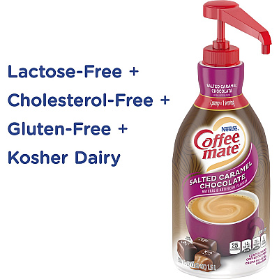 Coffee-mate Coffee-mate Salted Caramel Chocolate Liquid Coffee Creamer Pump Bottle (NES79976CT)