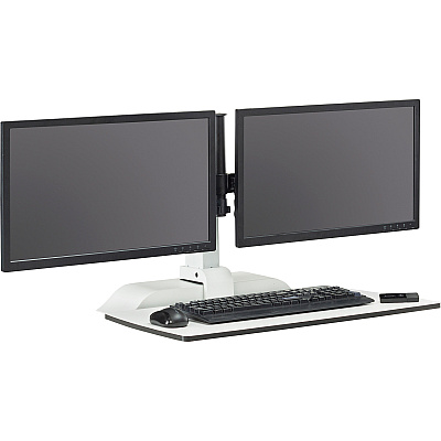 Safco Desktop Sit-Stand Desk Riser (SAF2193WH)
